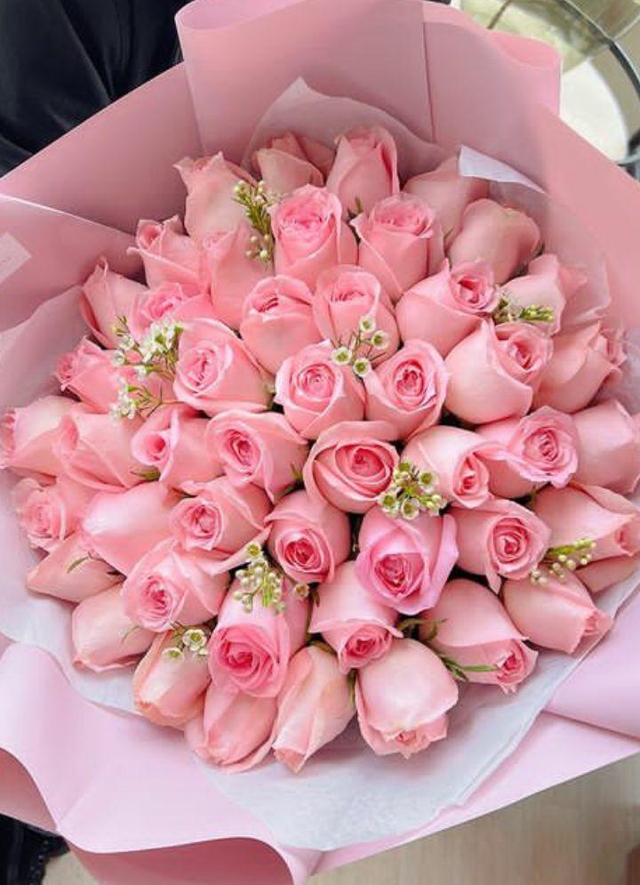 Professional floral arrangement in modern corporate setting